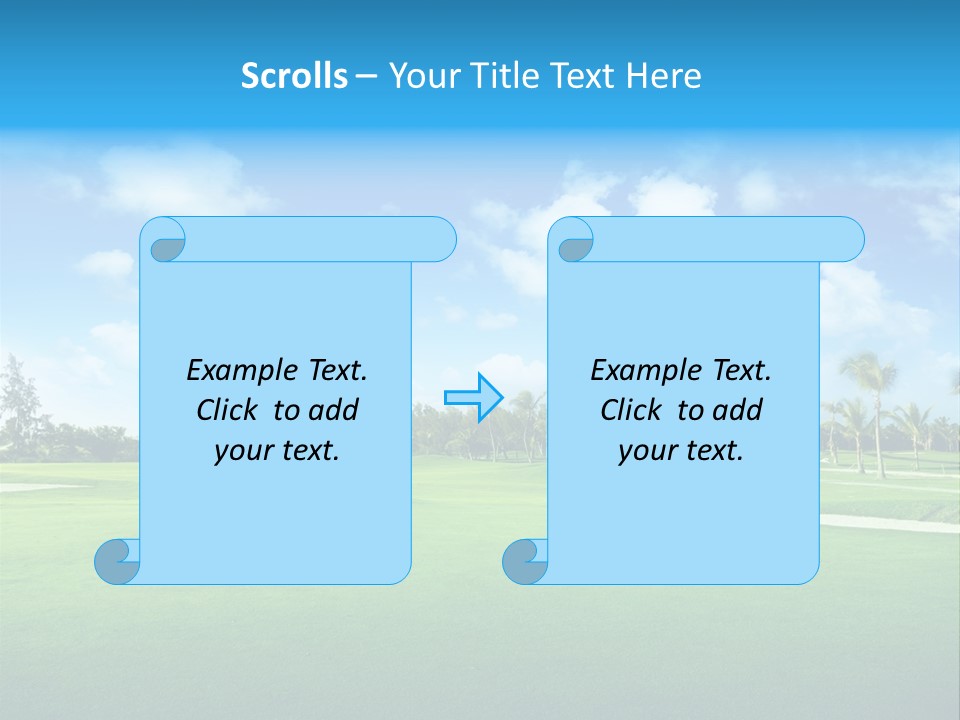 Outdoor Green Sport PowerPoint Template