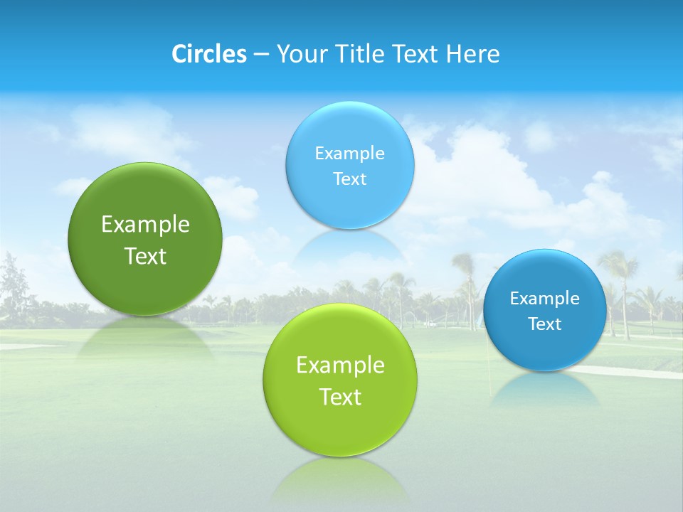 Outdoor Green Sport PowerPoint Template