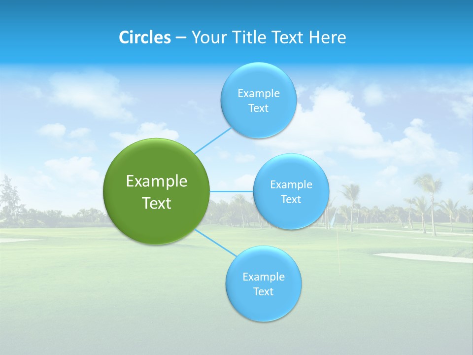 Outdoor Green Sport PowerPoint Template