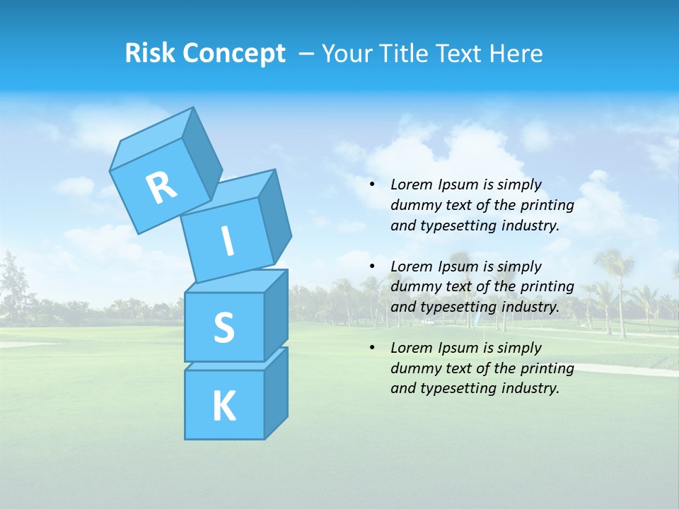 Outdoor Green Sport PowerPoint Template