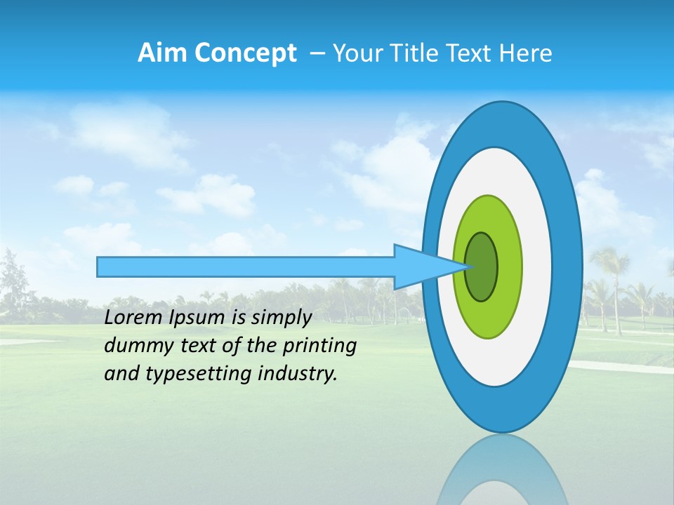 Outdoor Green Sport PowerPoint Template