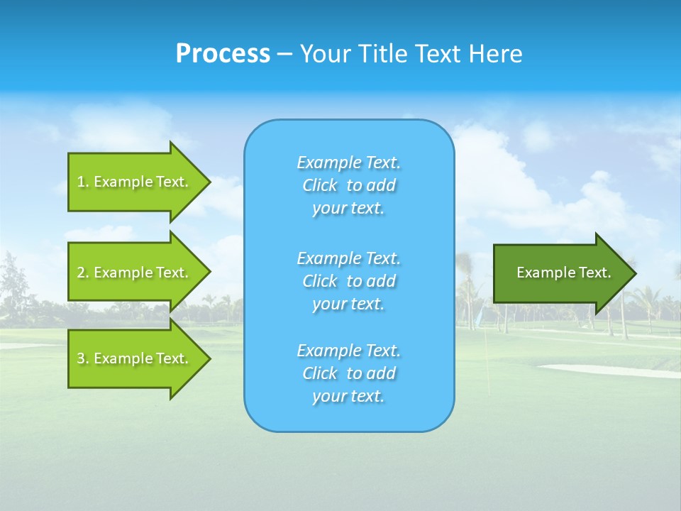 Outdoor Green Sport PowerPoint Template