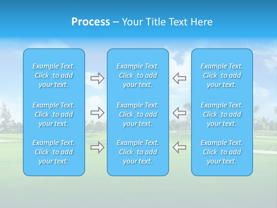 Outdoor Green Sport PowerPoint Template