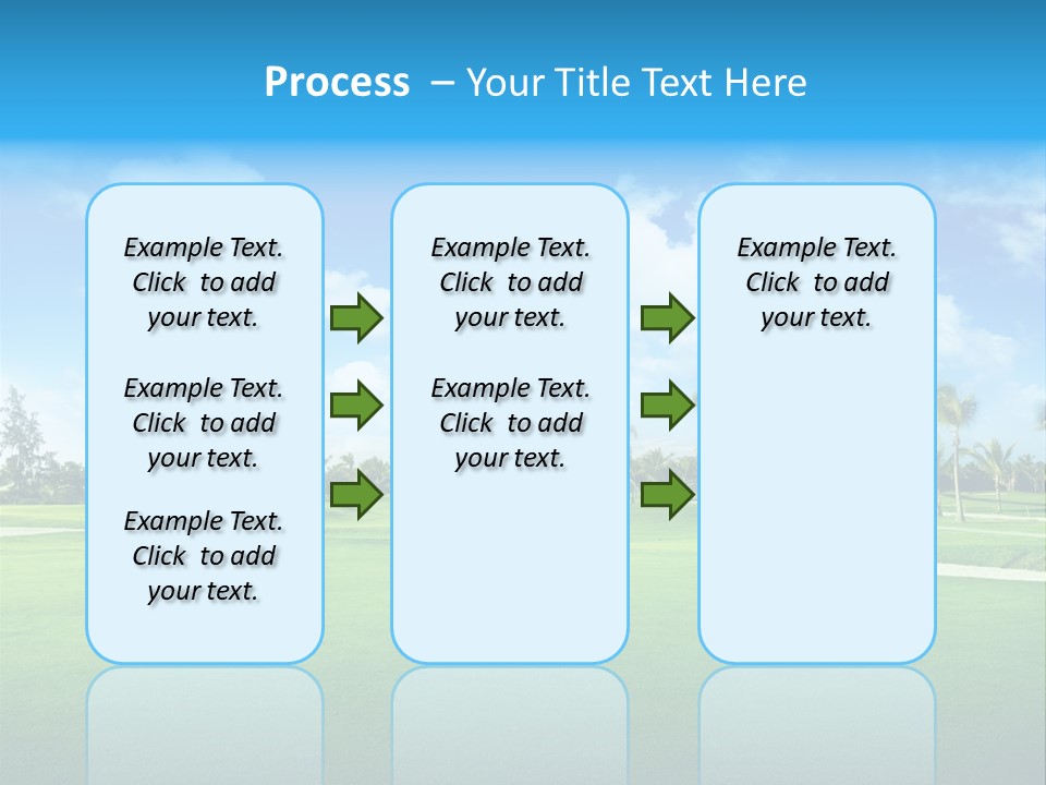 Outdoor Green Sport PowerPoint Template