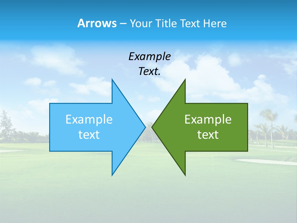 Outdoor Green Sport PowerPoint Template