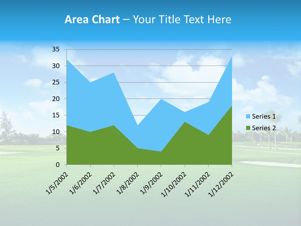 Outdoor Green Sport PowerPoint Template