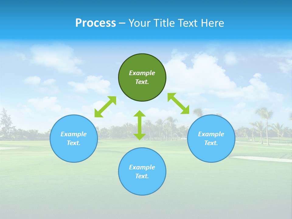 Outdoor Green Sport PowerPoint Template