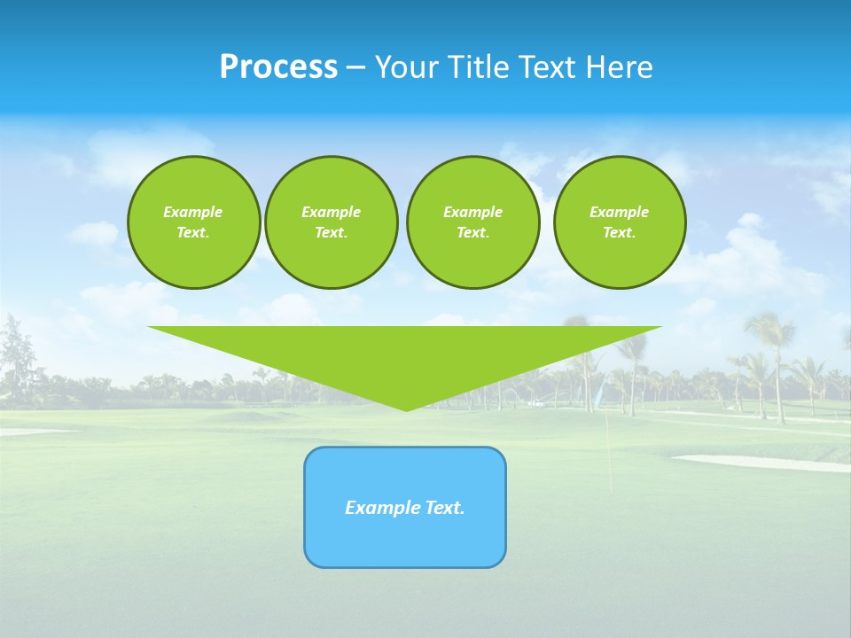 Outdoor Green Sport PowerPoint Template