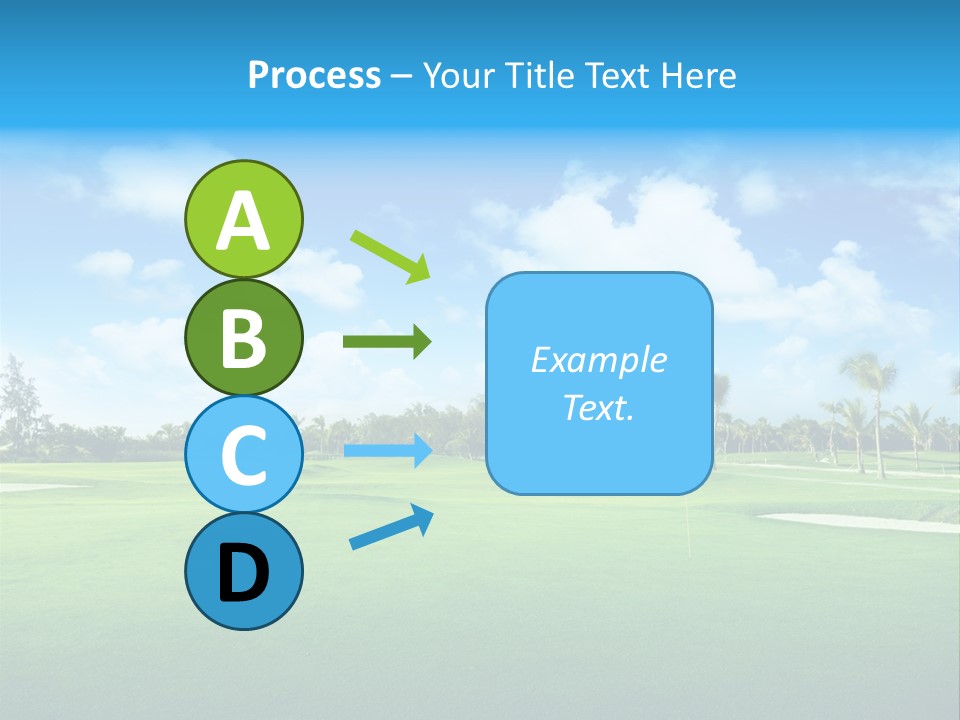 Outdoor Green Sport PowerPoint Template