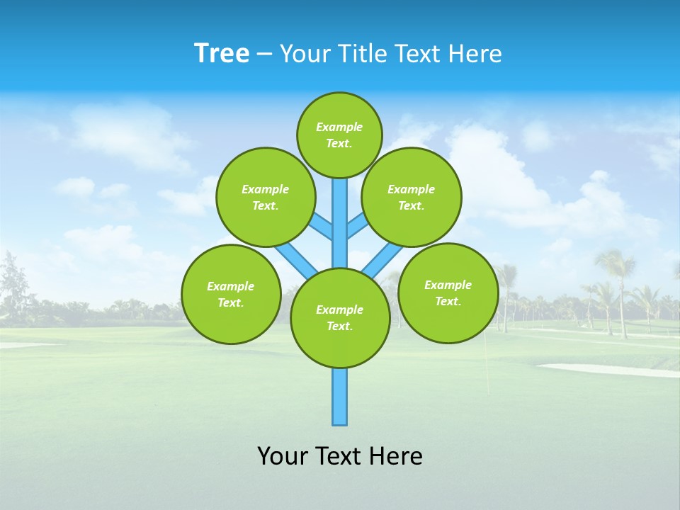 Outdoor Green Sport PowerPoint Template