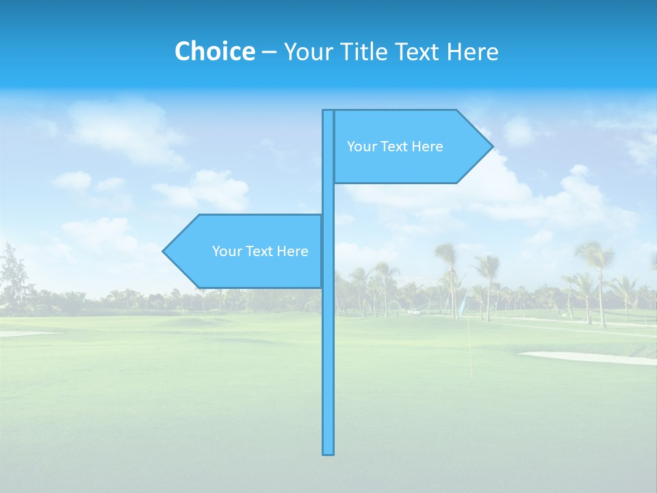 Outdoor Green Sport PowerPoint Template