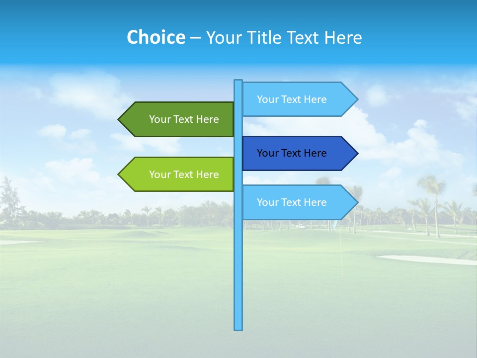 Outdoor Green Sport PowerPoint Template
