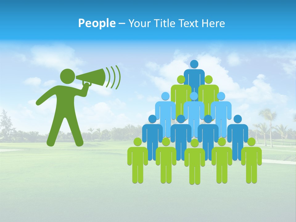 Outdoor Green Sport PowerPoint Template