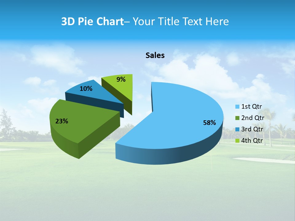 Outdoor Green Sport PowerPoint Template