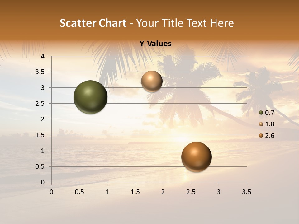 Sunlight Coconut Caribbean PowerPoint Template