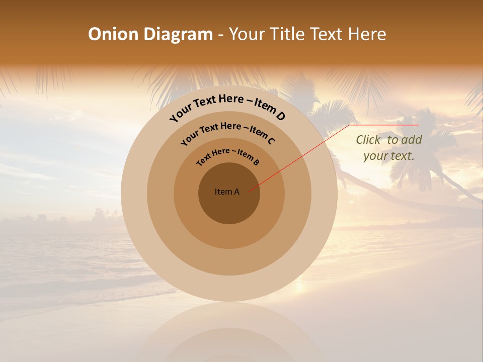 Sunlight Coconut Caribbean PowerPoint Template