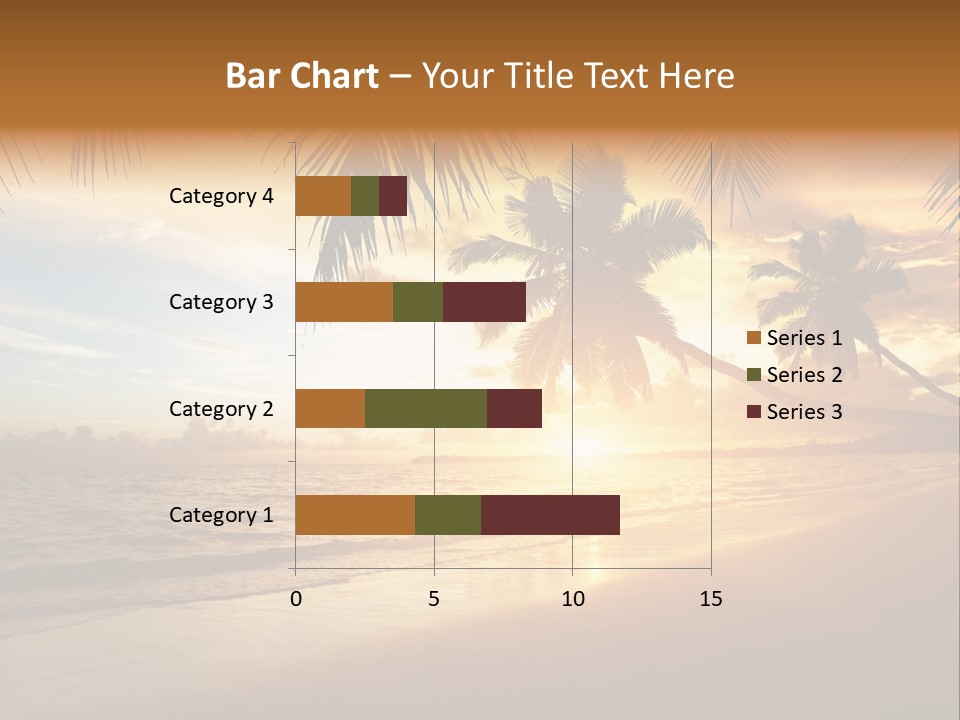 Sunlight Coconut Caribbean PowerPoint Template
