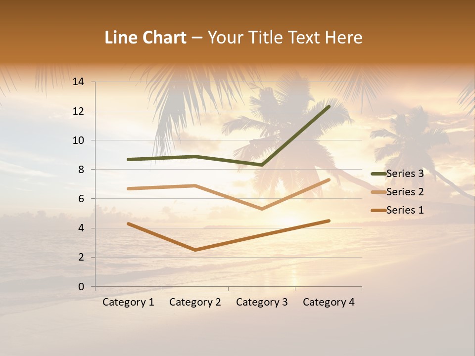 Sunlight Coconut Caribbean PowerPoint Template