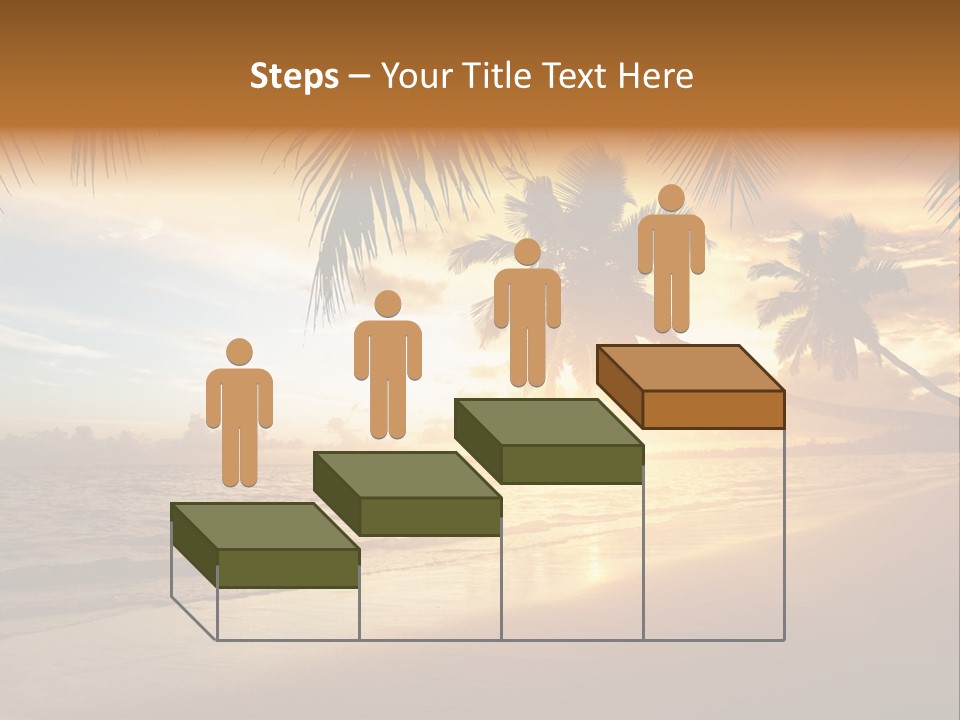 Sunlight Coconut Caribbean PowerPoint Template