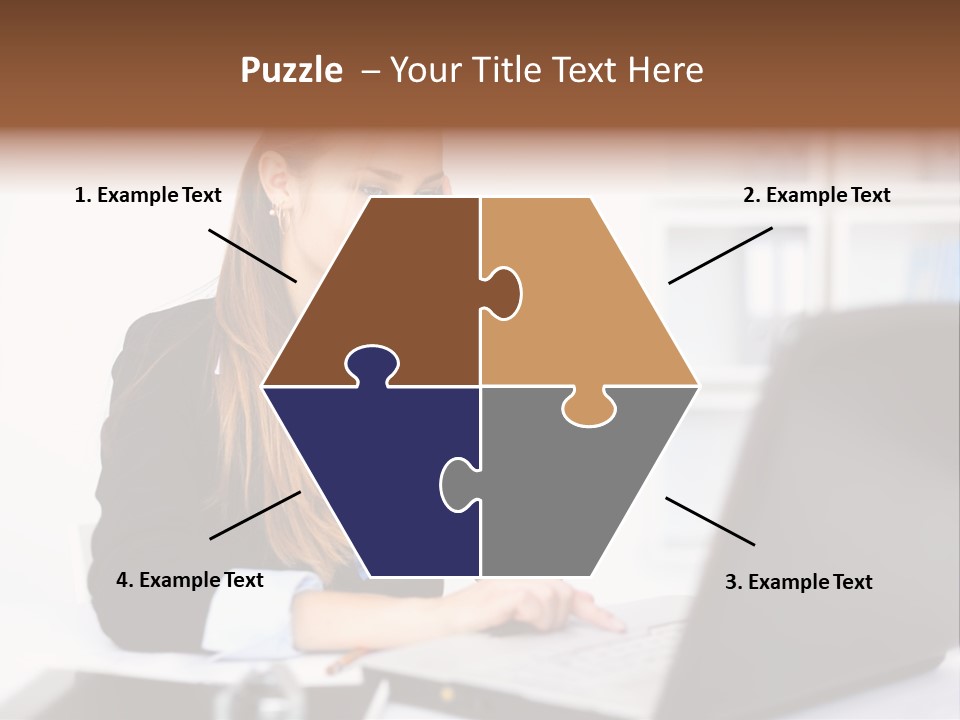 Professional Mobile Girl PowerPoint Template