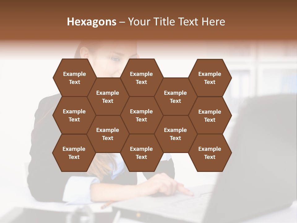 Professional Mobile Girl PowerPoint Template