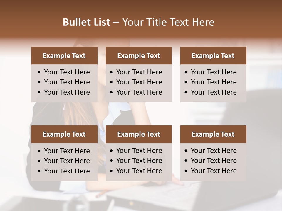 Professional Mobile Girl PowerPoint Template