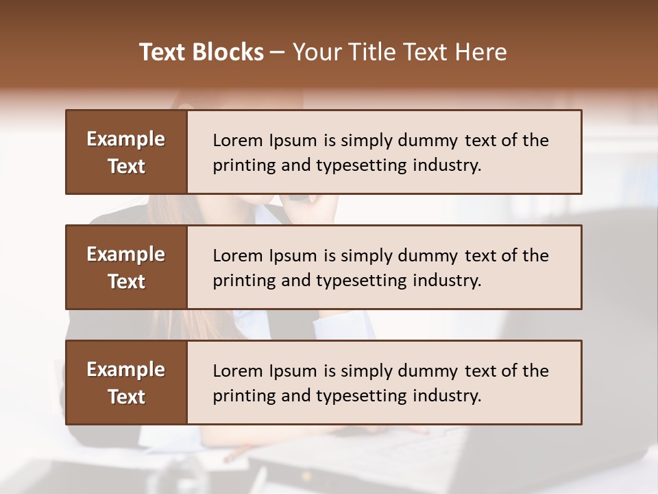 Professional Mobile Girl PowerPoint Template