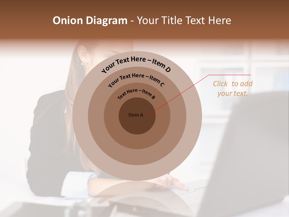 Professional Mobile Girl PowerPoint Template