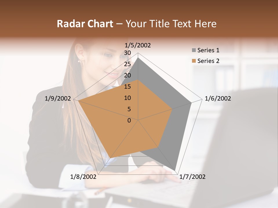 Professional Mobile Girl PowerPoint Template