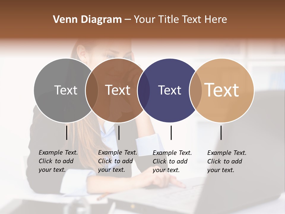Professional Mobile Girl PowerPoint Template