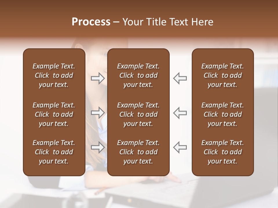 Professional Mobile Girl PowerPoint Template