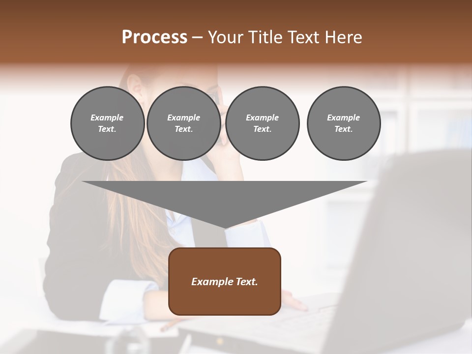 Professional Mobile Girl PowerPoint Template