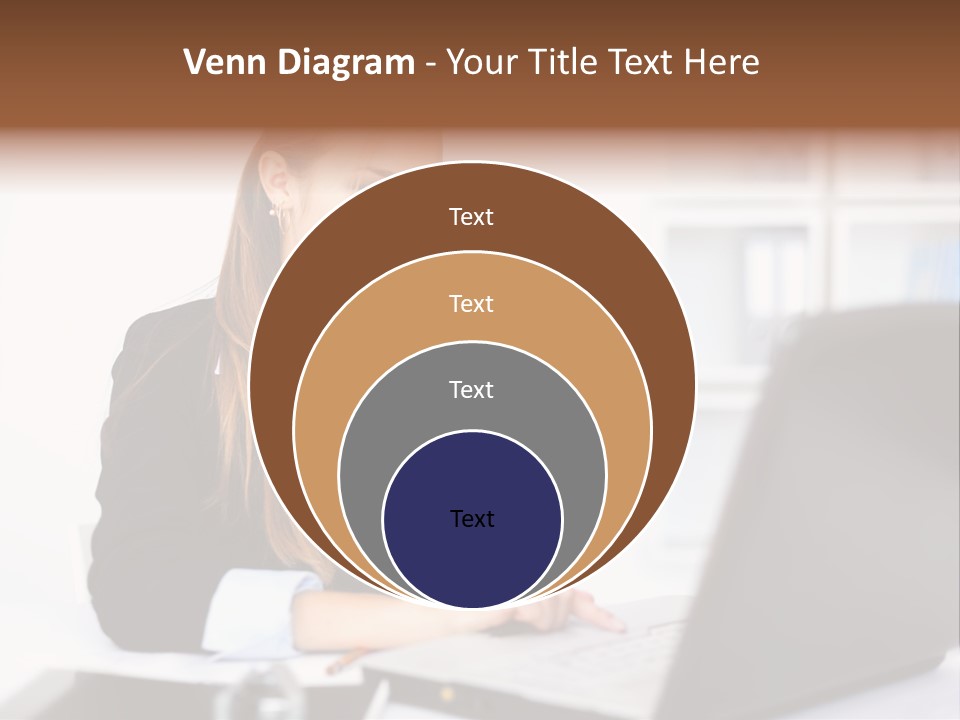 Professional Mobile Girl PowerPoint Template