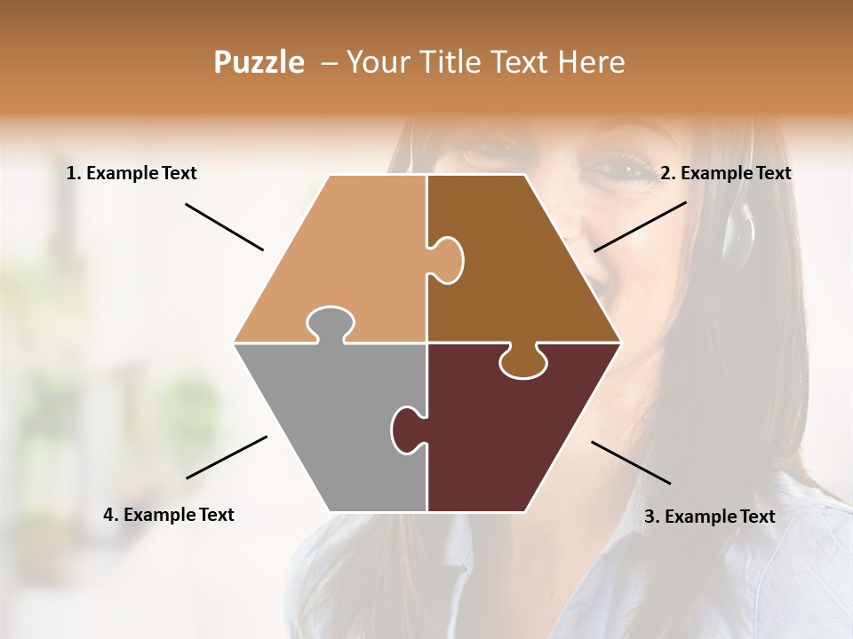 Communication Center Employee PowerPoint Template