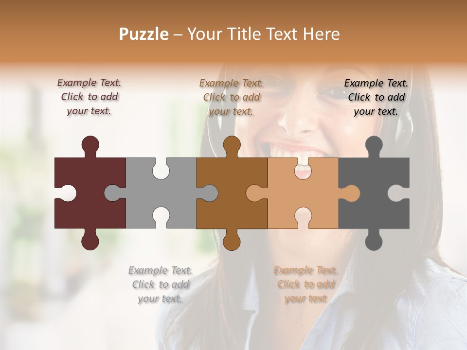 Communication Center Employee PowerPoint Template