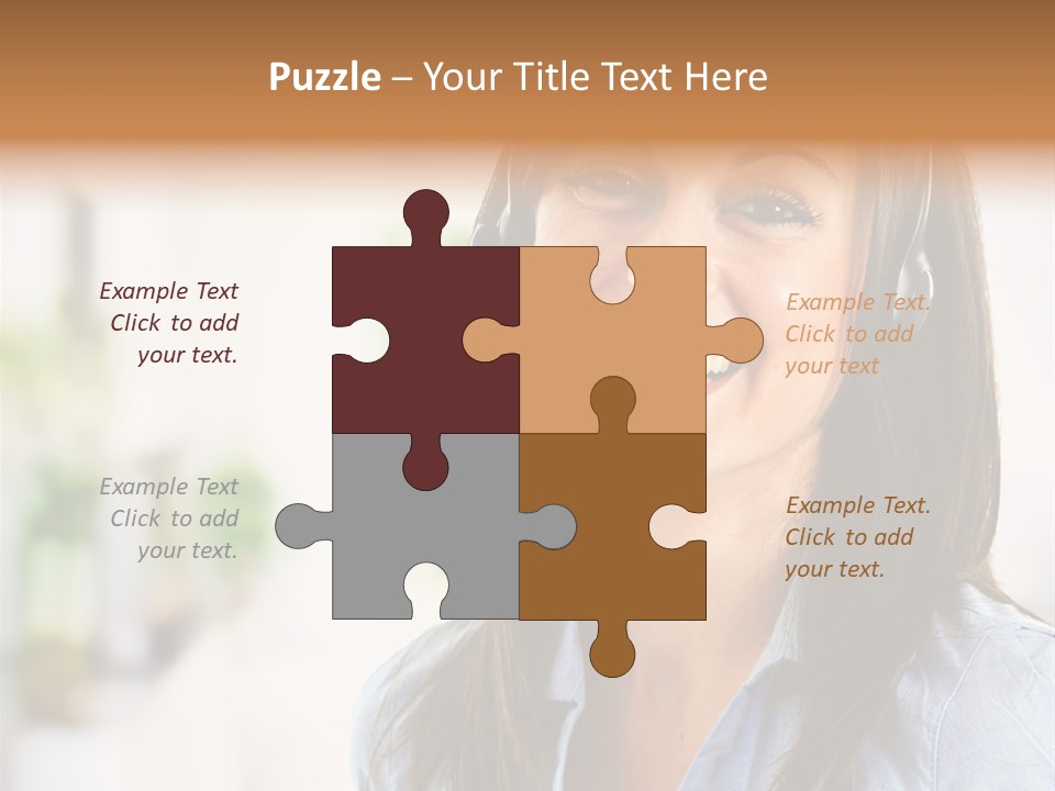 Communication Center Employee PowerPoint Template