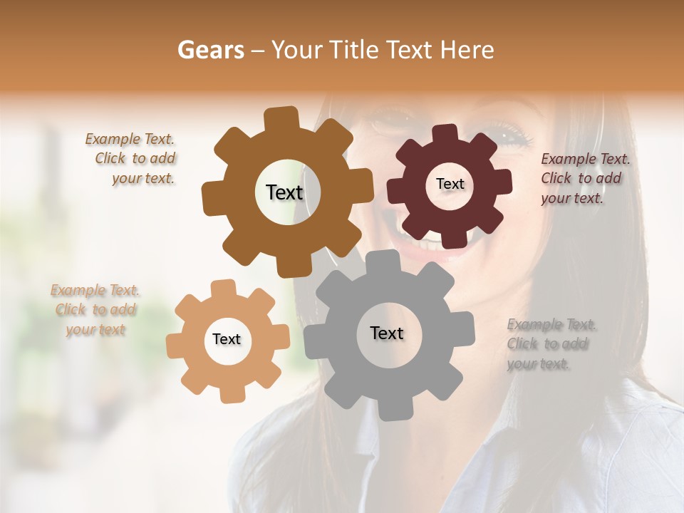 Communication Center Employee PowerPoint Template