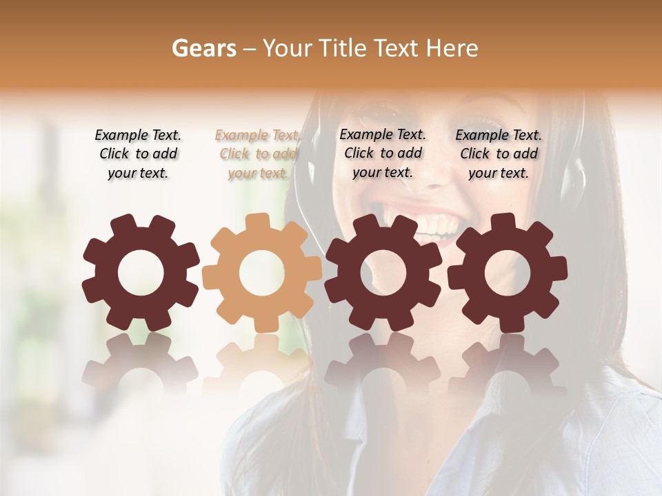 Communication Center Employee PowerPoint Template