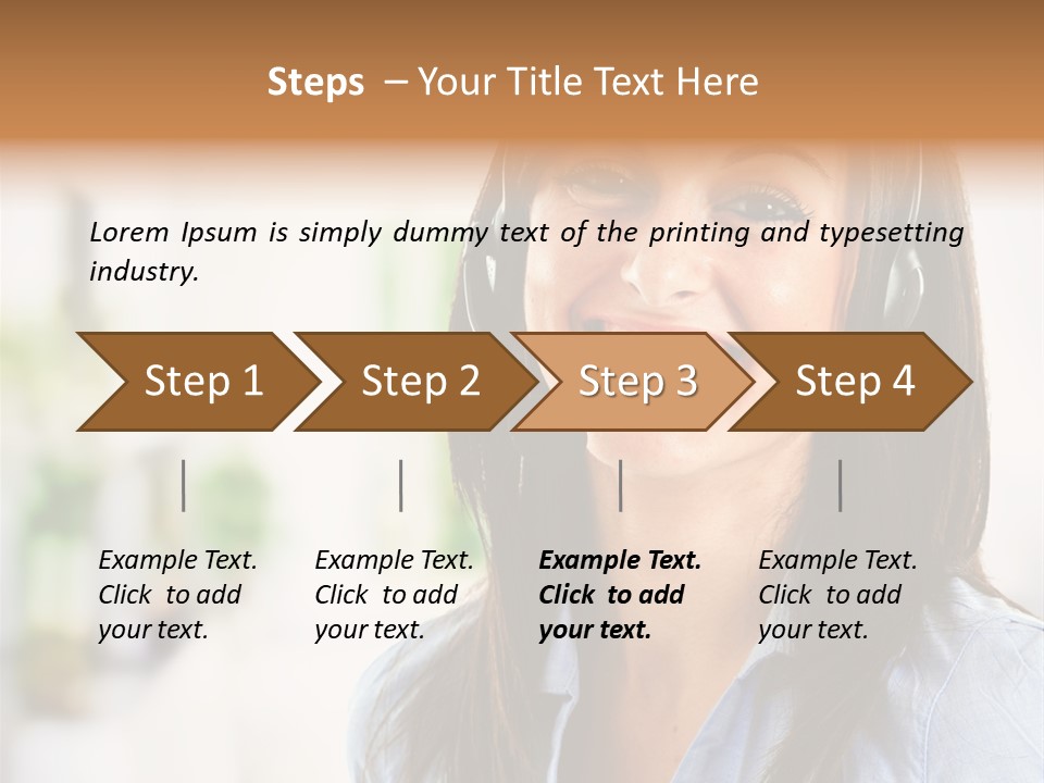 Communication Center Employee PowerPoint Template