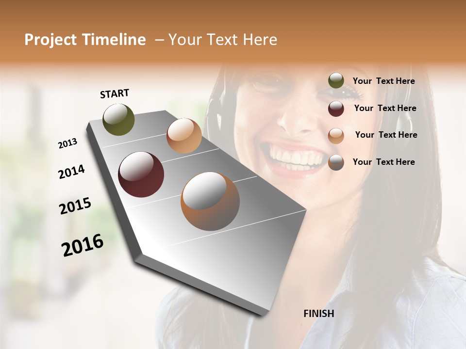 Communication Center Employee PowerPoint Template