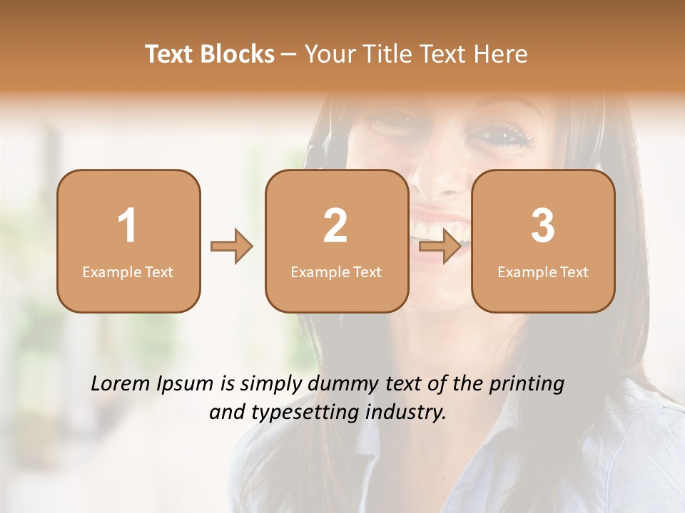 Communication Center Employee PowerPoint Template