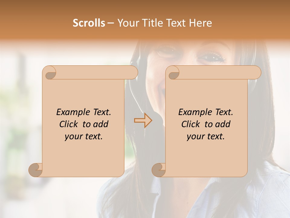 Communication Center Employee PowerPoint Template