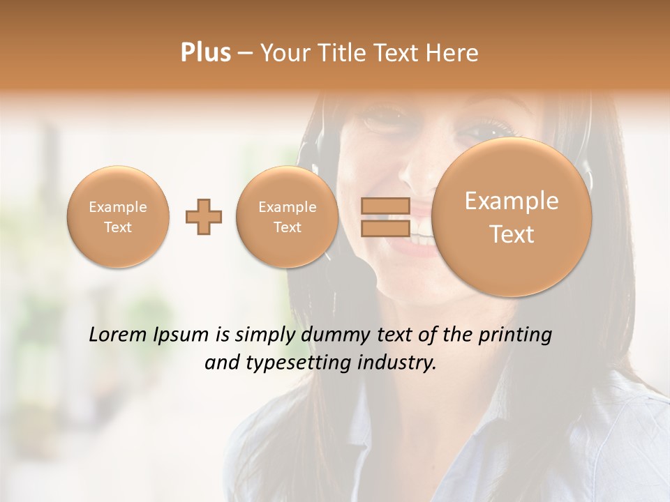 Communication Center Employee PowerPoint Template