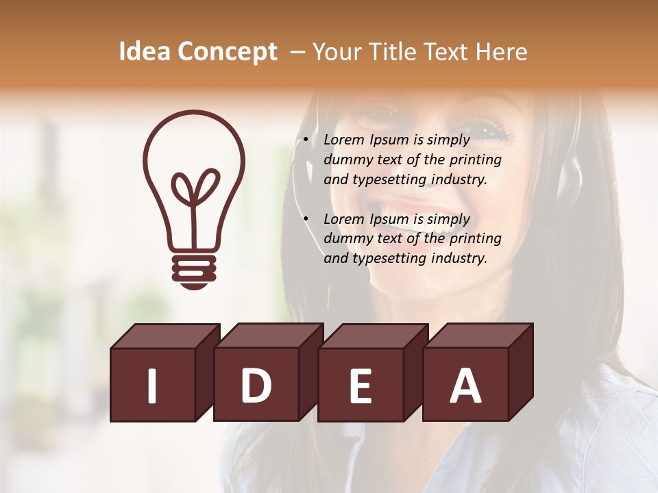 Communication Center Employee PowerPoint Template