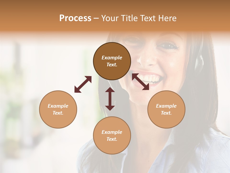 Communication Center Employee PowerPoint Template