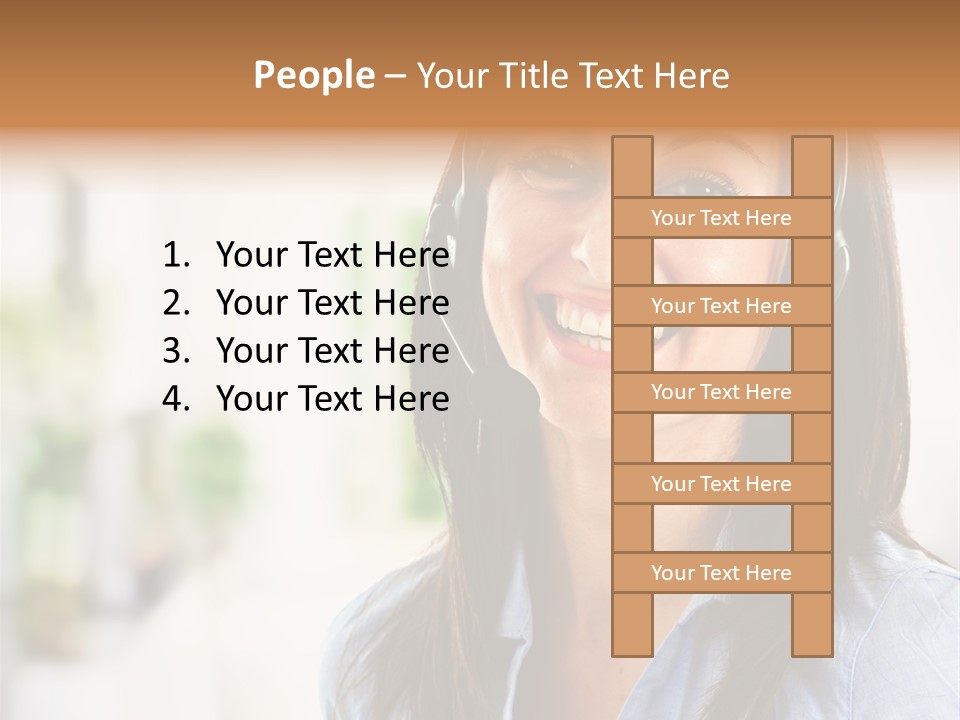 Communication Center Employee PowerPoint Template
