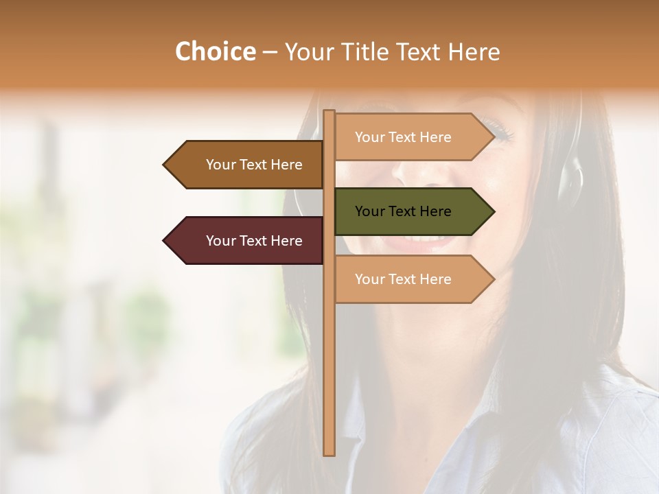 Communication Center Employee PowerPoint Template