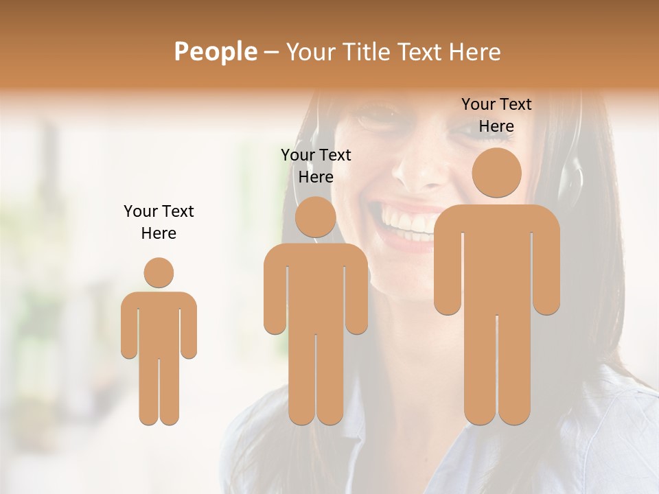 Communication Center Employee PowerPoint Template