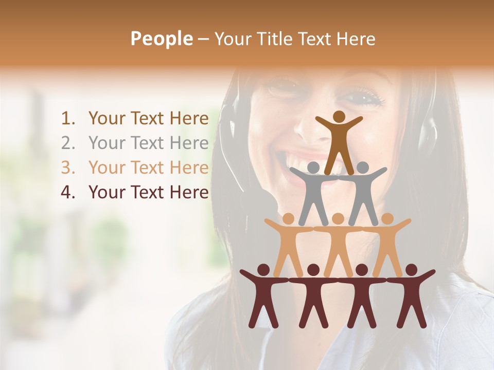 Communication Center Employee PowerPoint Template