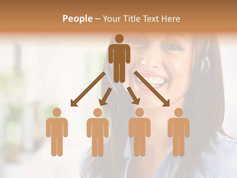 Communication Center Employee PowerPoint Template